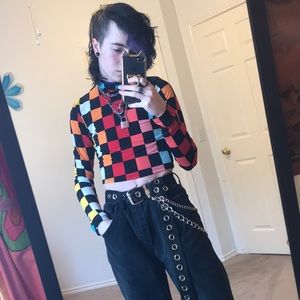 Crop top long sleeve